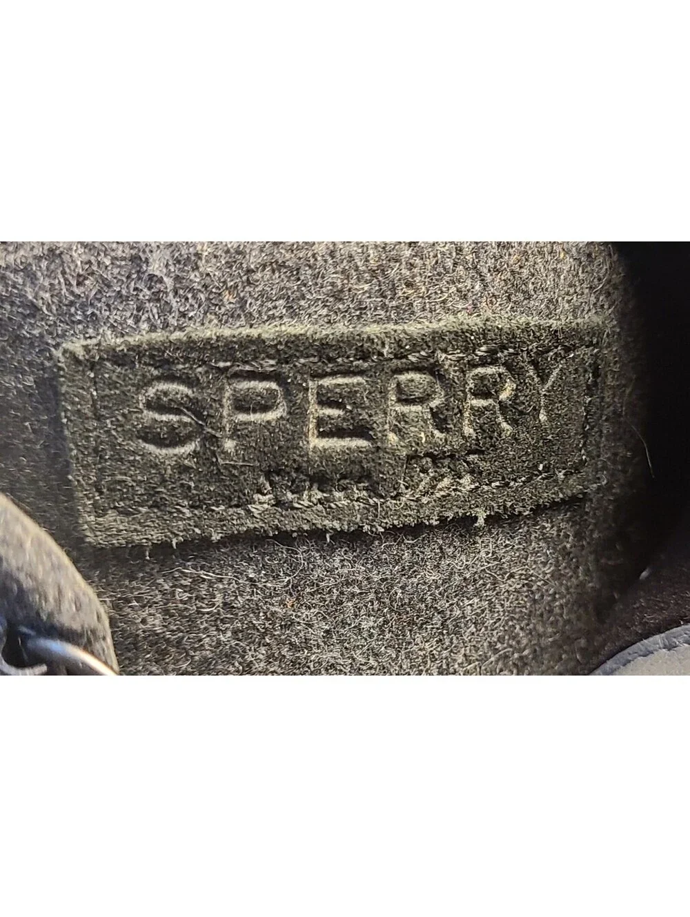 Sperry Top-Sider Avenue Duck Boots Mens Sz 8 Grey Black Wool Blend Rain Snow EUC